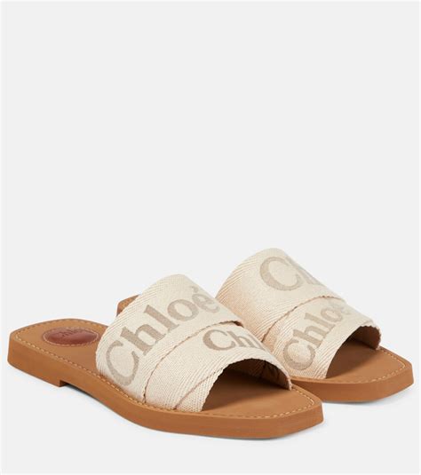 chloe woody mules|chloe woody slides sale.